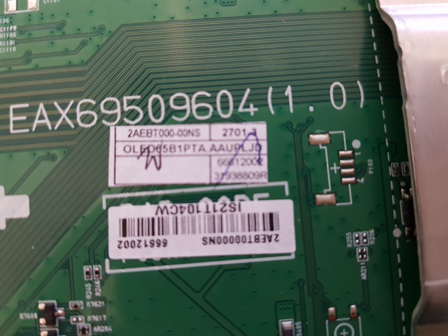 GENUINE LG OLED 65B1PTA .AAUPLJD MAIN BOARD EBT66612002 EAX69509604(1.0)