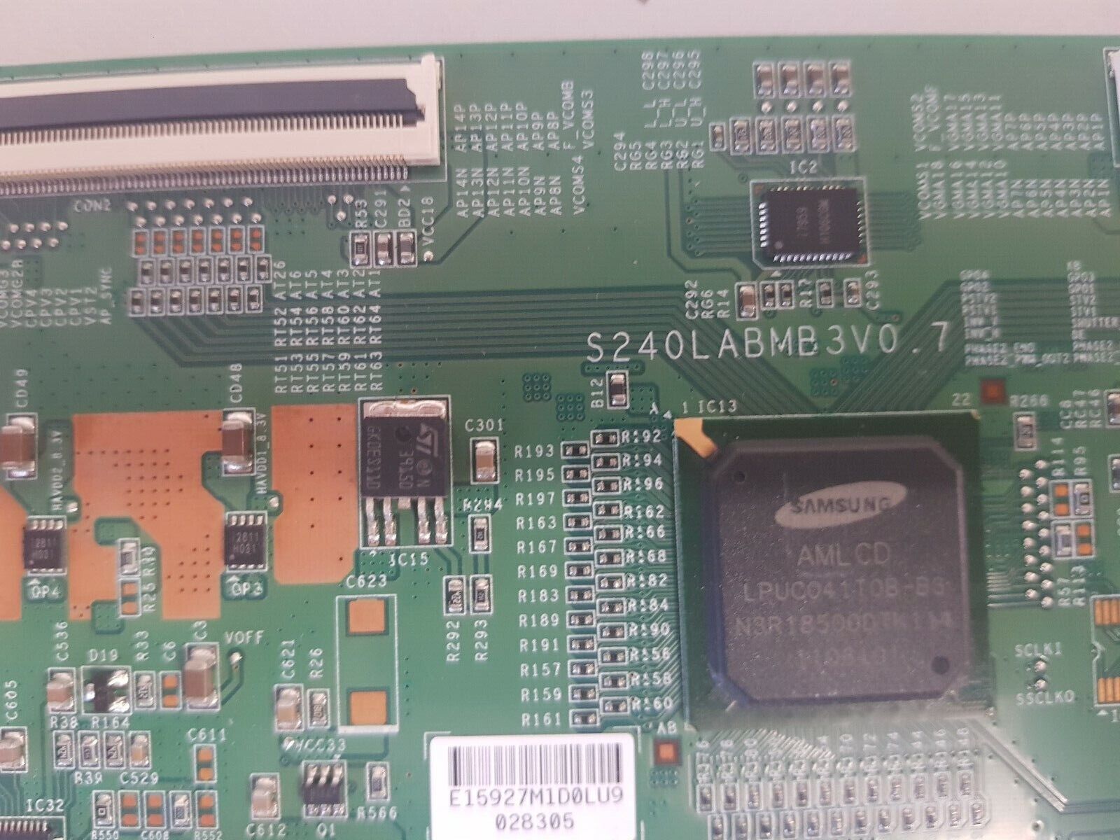 GENUINE SAMSUNG UA55D7000 T-CON BOARD S240LABMB3V0.7 E88441