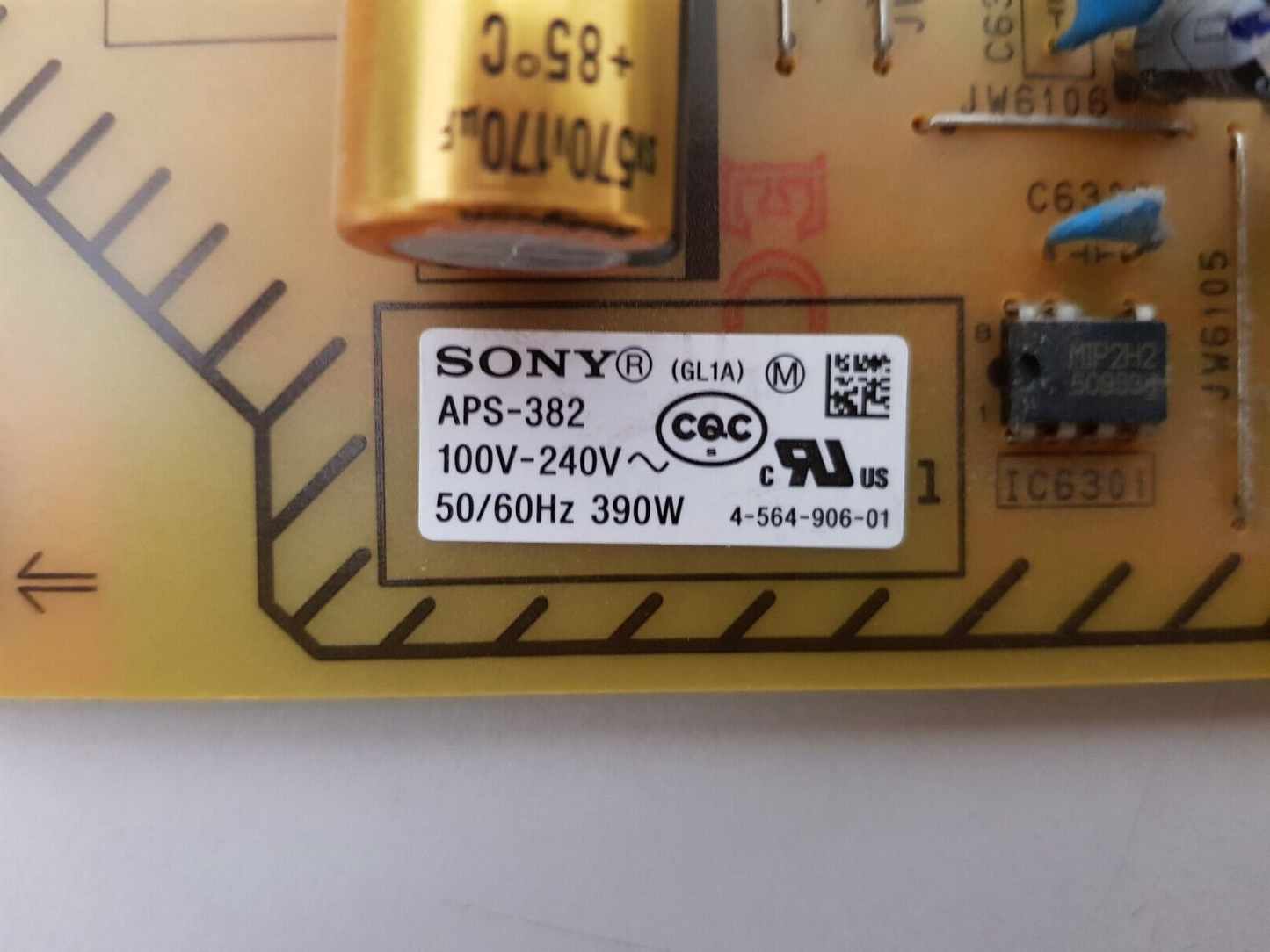 GENUINE SONY KD- 65X8500C POWER SUPPLY BOARD GL1 1-894-727-11 APS-382 147461711