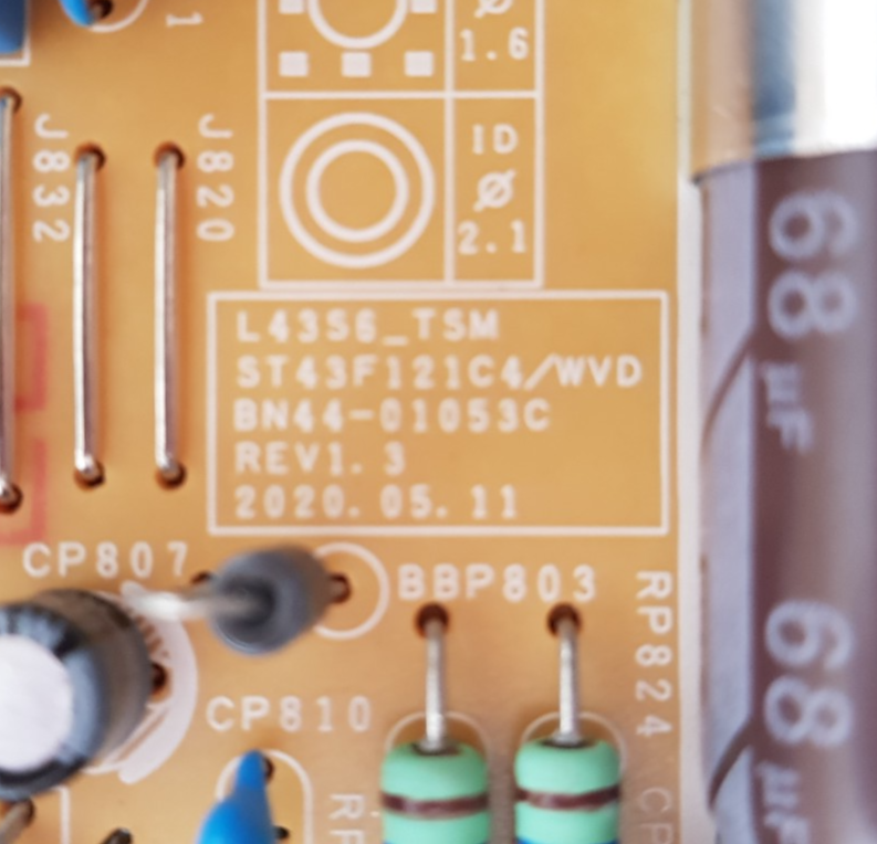 GENUINE SAMSUNG UA43TU8000 POWER SUPPLY BOARD BN44-01053C L43S6_TSM