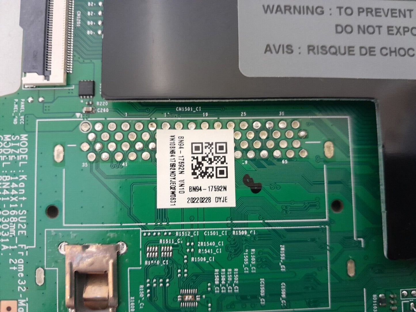 GENUINE SAMSUNG QA32LS03BBW (VER-CB01) MAIN BOARD BN94-17592N