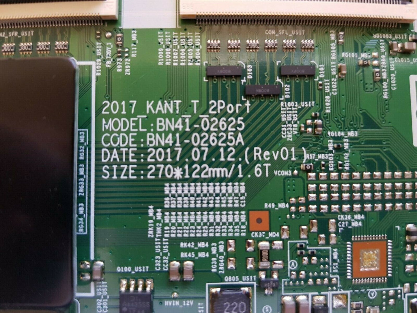 GENUINE SAMSUNG UA75MU6100 (VER FC01 FC03) T-CON BOARD BN95-04654A BN41-02625A
