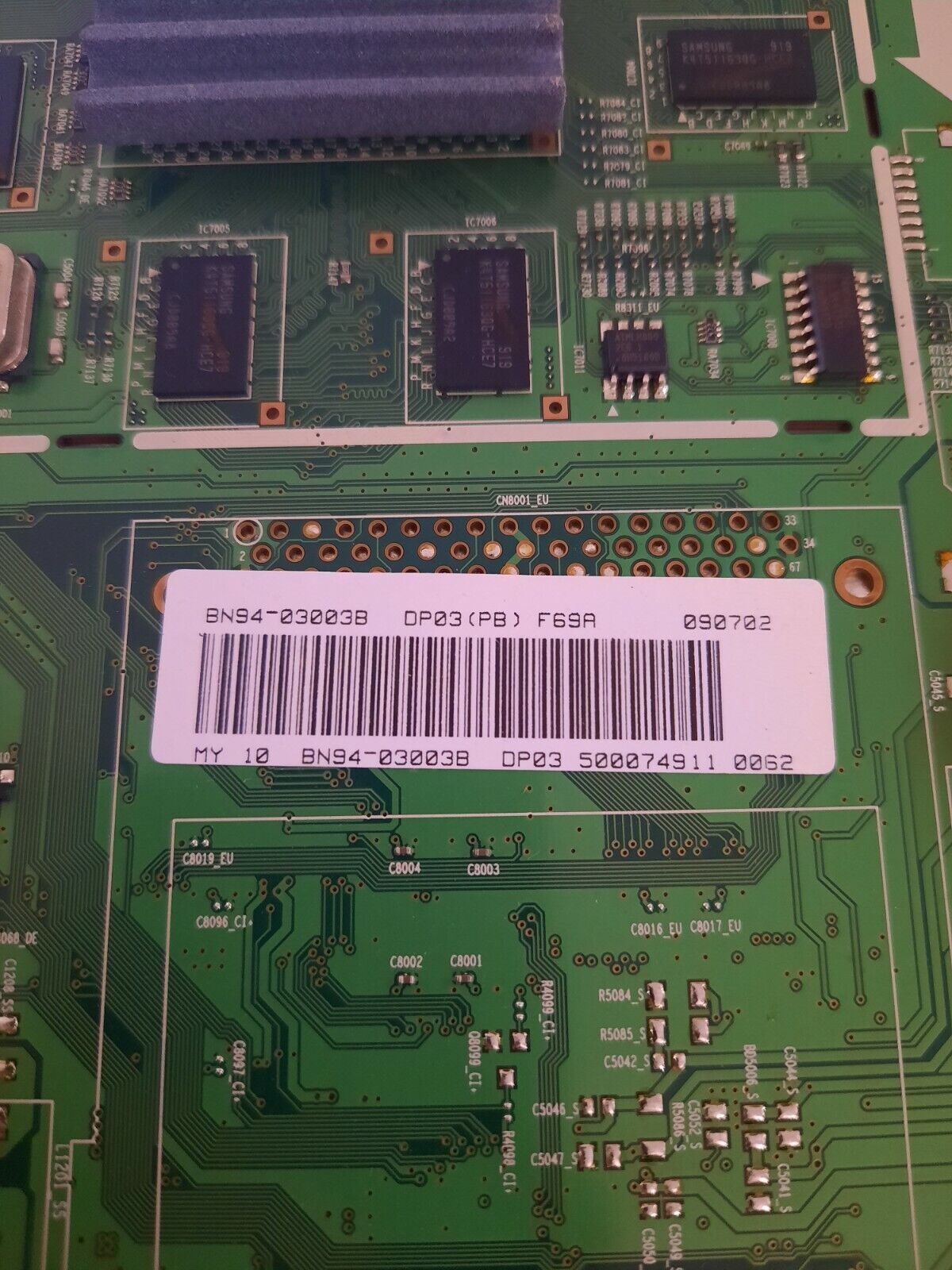 GENUINE SAMSUNG PS58B550 Main Board - BN94-03003B