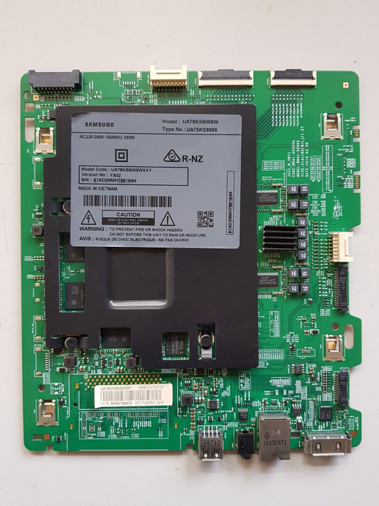 GENUINE SAMSUNG UA75KS9005WXXY (VER FA01) MAIN BOARD BN94-10843V BN41-02505A