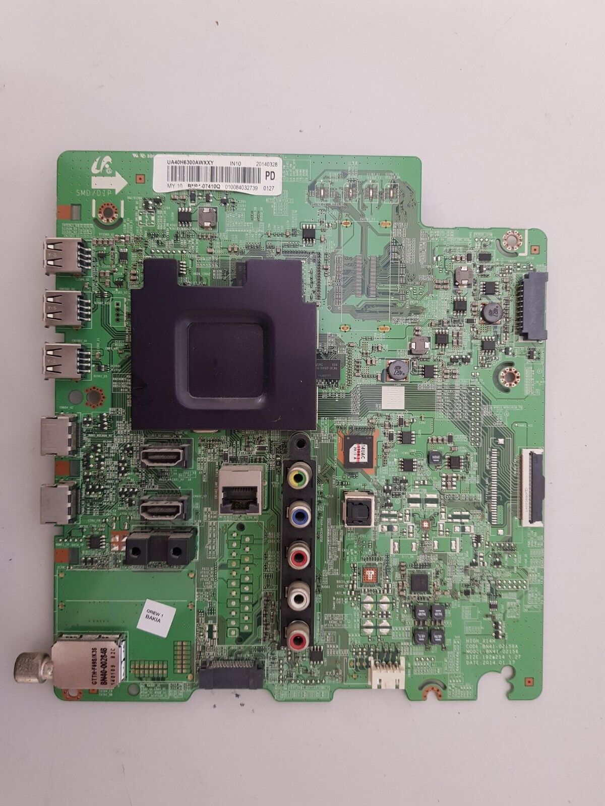 GENUINE SAMSUNG UA40H6300AWXXY (VER TD01) MAIN BOARD BN94-07410Q