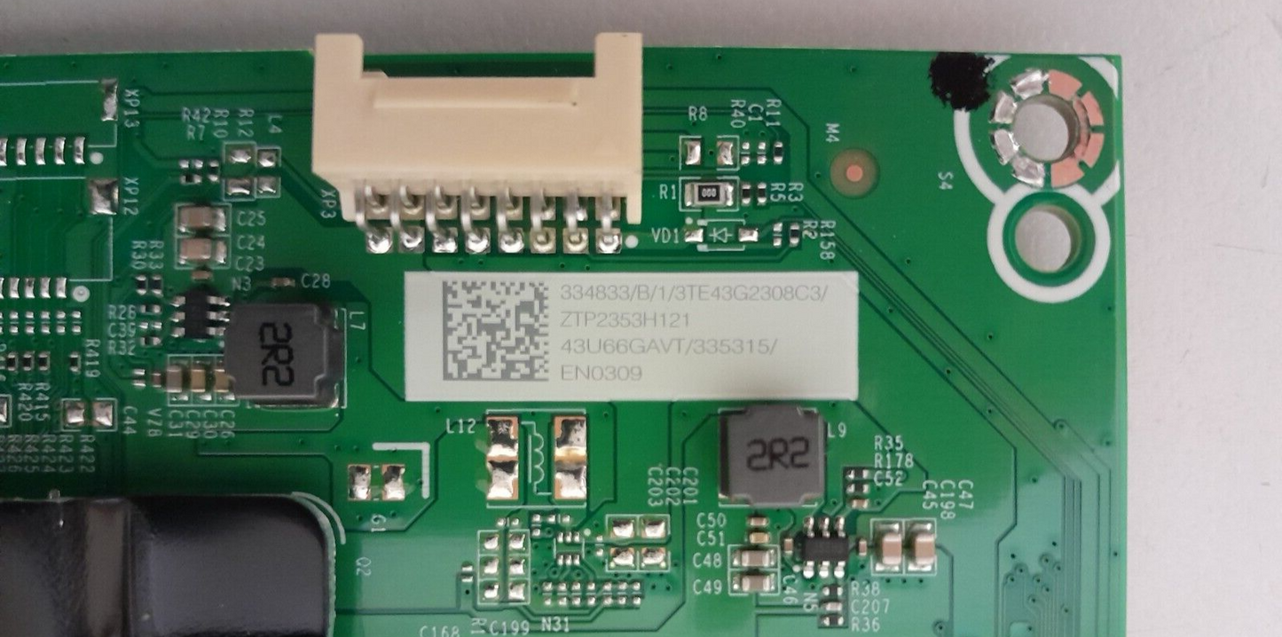GENUINE HISENSE 43A7KAU MAIN BOARD 43U66GAVT RSAG7.820.12881 335315 334833