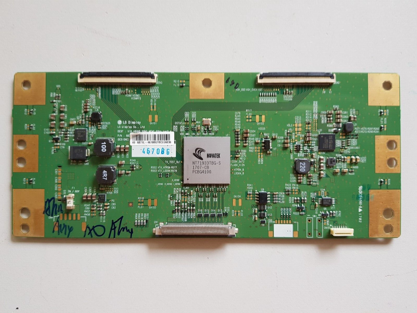 GENUINE SONY KD49X7000D T-CON BOARD 6871L-4670B 6870C-0598A