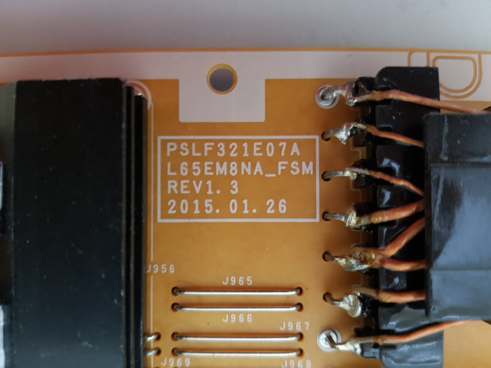 GENUINE SAMSUNG UA65JS9000 POWER SUPPLY BOARD BN44-00816A L65EM8NA_FSM