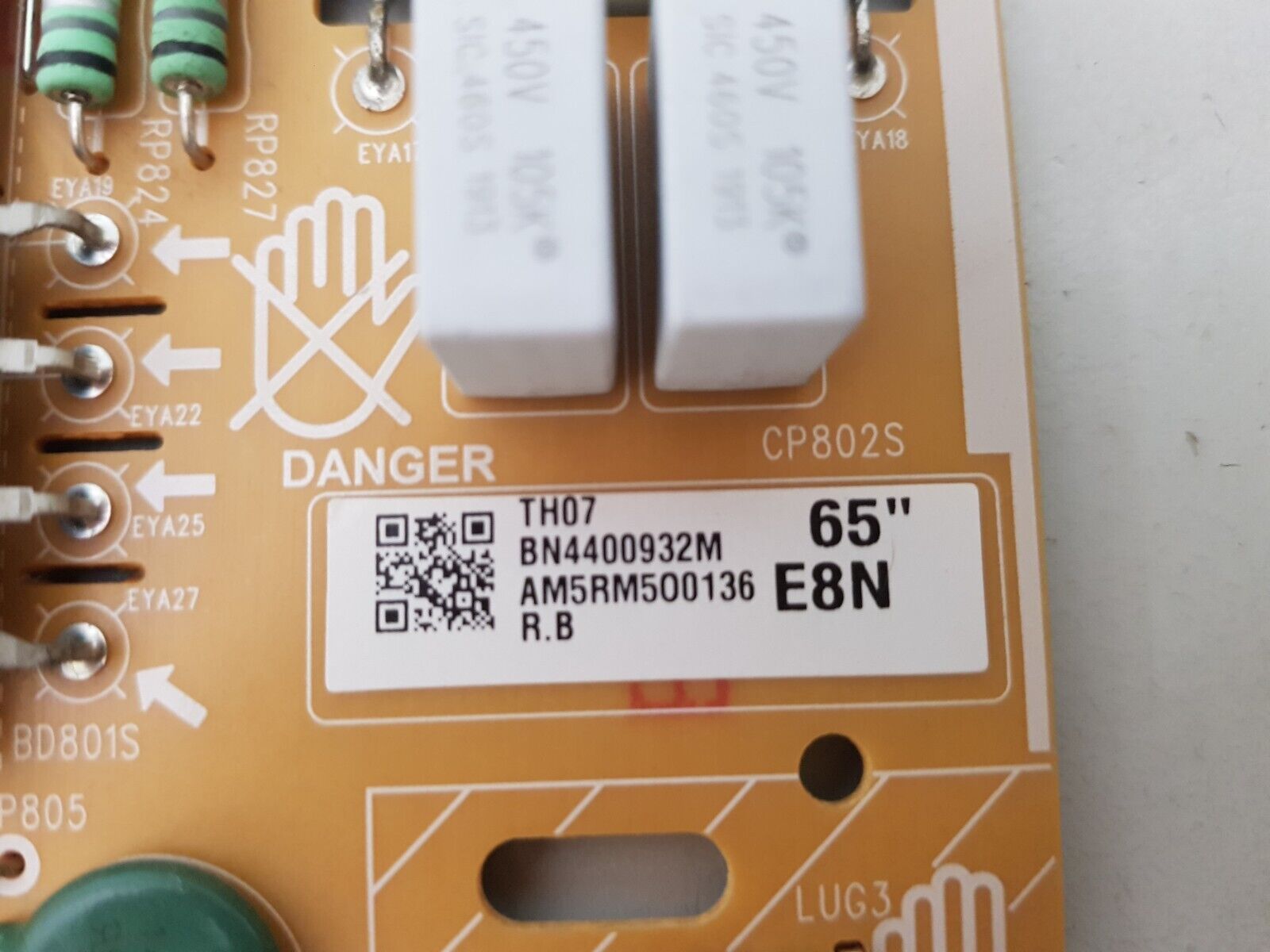 GENUINE SAMSUNG UA65RU8000 POWER SUPPLY BOARD BN44-00932M