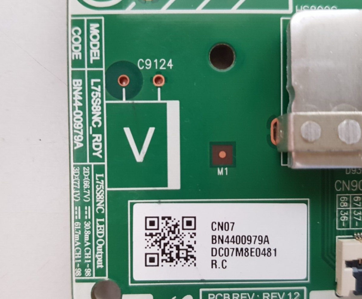 GENUINE SAMSUNG QA75Q80RAW LED DRIVER BOARD BN44-00979A