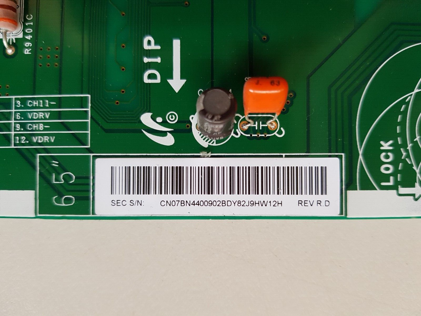 GENUINE SAMSUNG QA65Q7FAMW LED DRIVE BOARD BN44-00902B L65E8NC_MSM PSLF151E09C