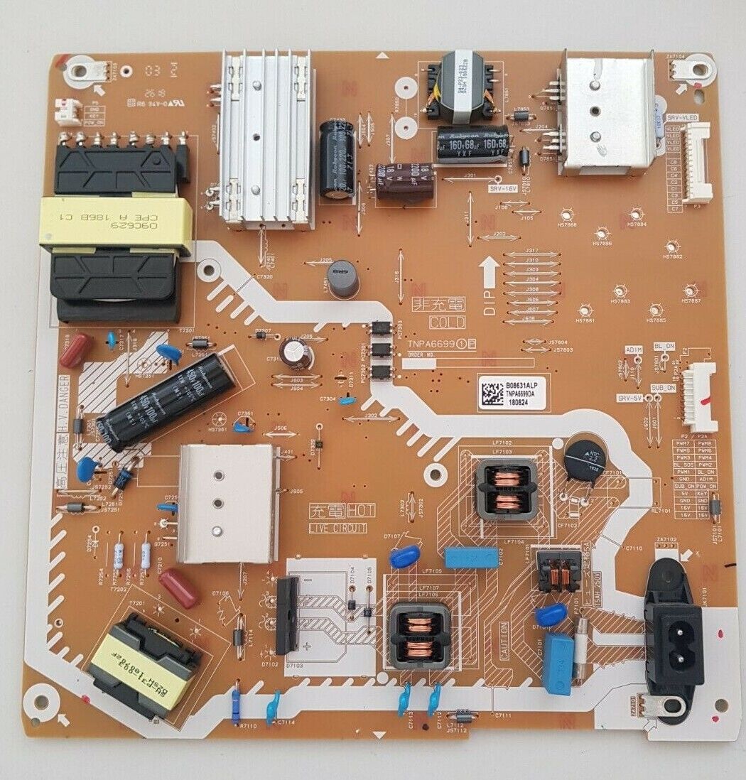 GENUINE PANASONIC TH55FX700A POWER SUPPLY BOARD TNPA6699 1(P) 180824 BO8631ALP