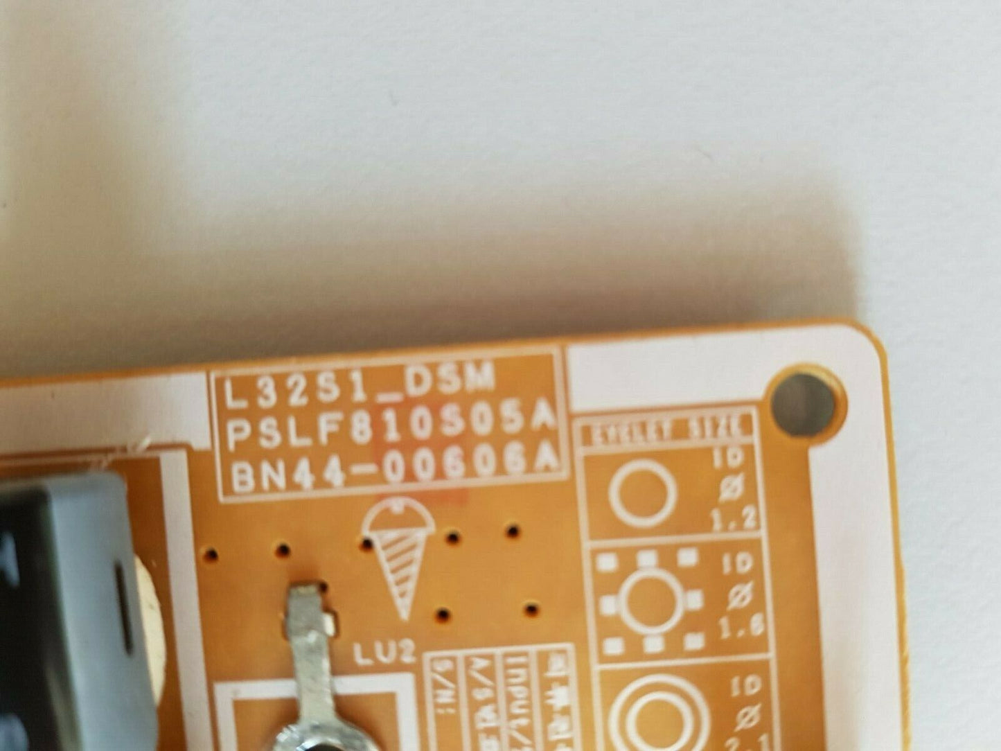 GENUINE Samsung UA32F6300 Power SUPPLY Board BN44-00606A L32S1_DSM PSLF810S05A