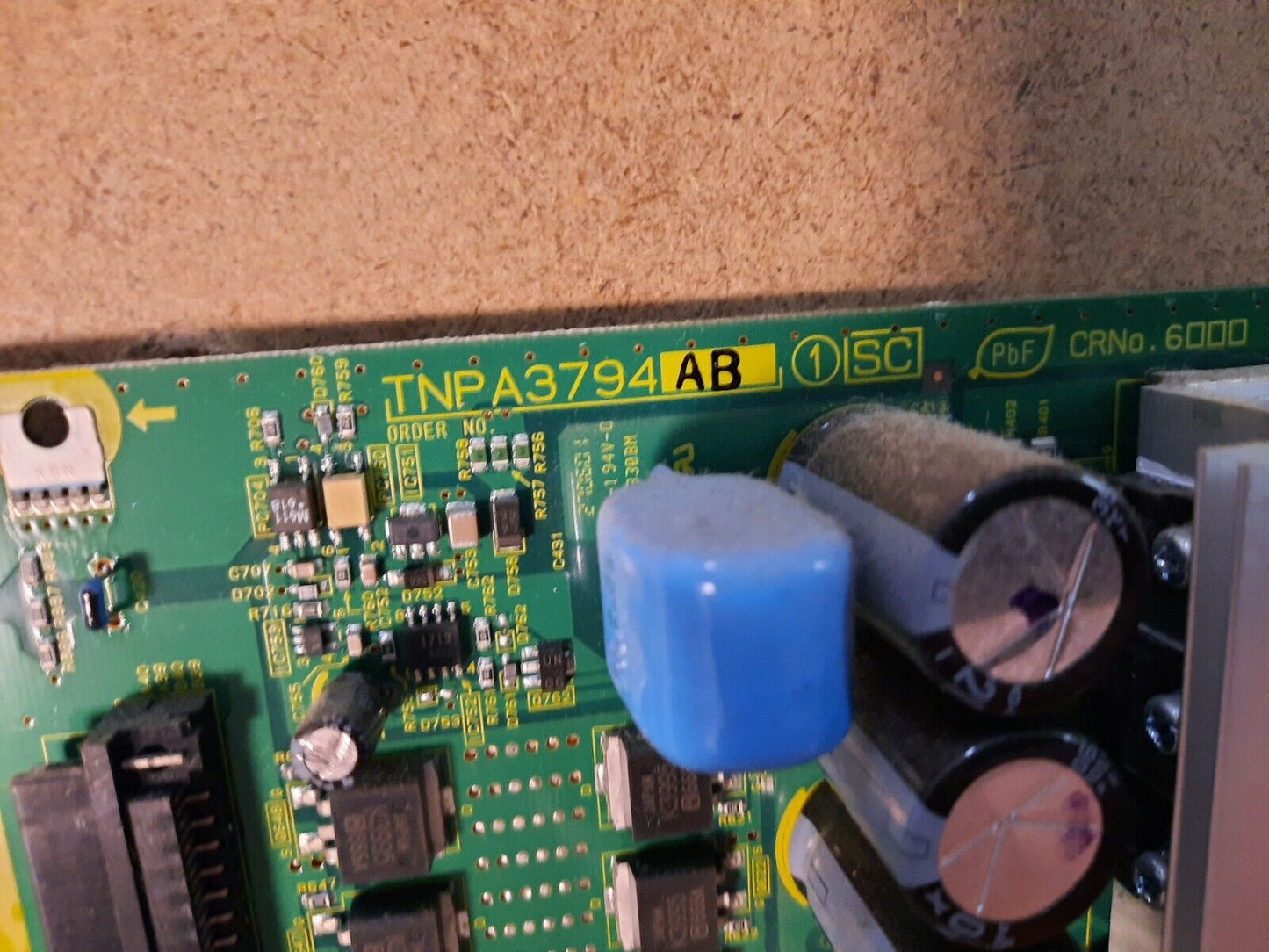 GENUINE PANASONIC TH42PA60A SC (Y-Main) Board - TNPA3794 AB (1)(SC)