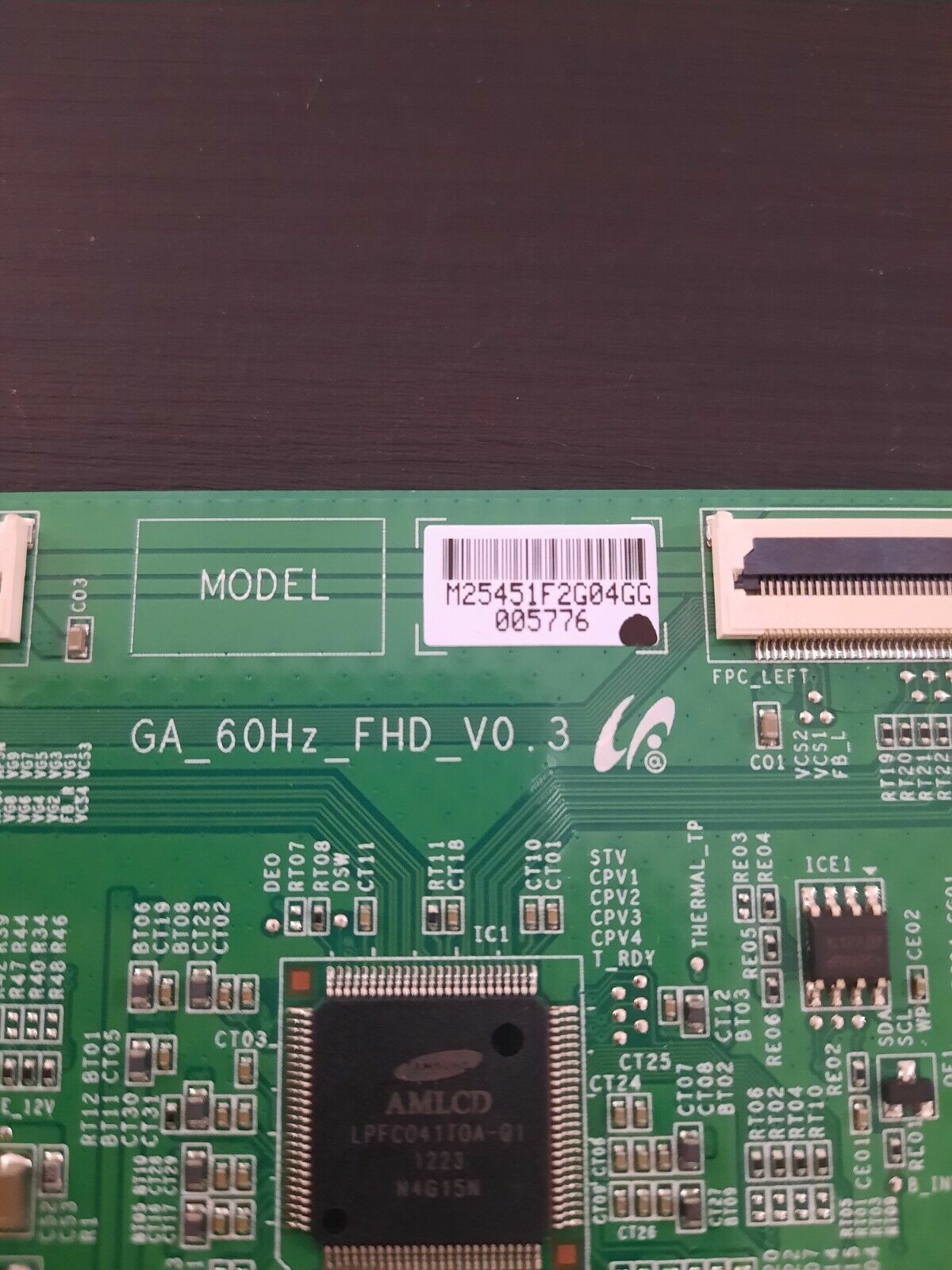 GENUINE TOSHIBA 46HL900A T-Con Board - GA_60HZ_FHD_V0.3 LJ94-25451F