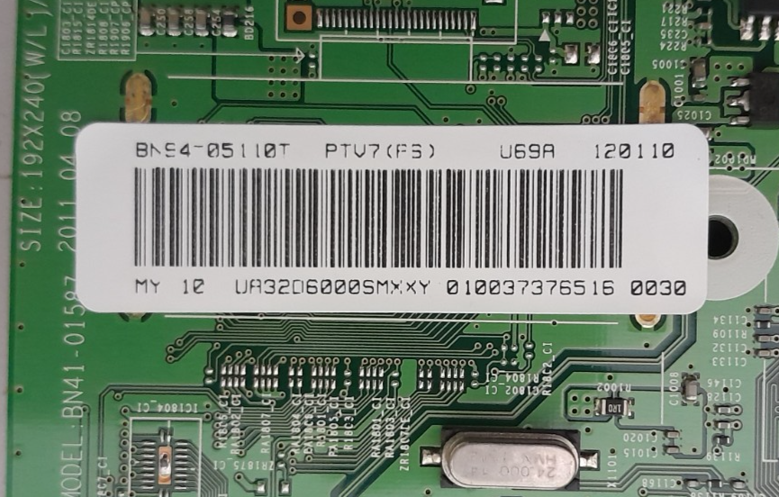 GENUINE SAMSUNG UA32D6000 SMXXY MAIN BOARD BN94-05110T BN94-04712S