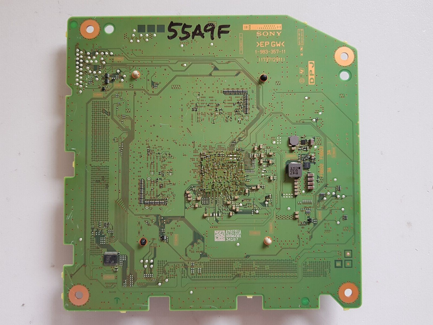 GENUINE SONY 55A9F DPJ BOARD 1-983-357-11 A2197355A 34187 173712911