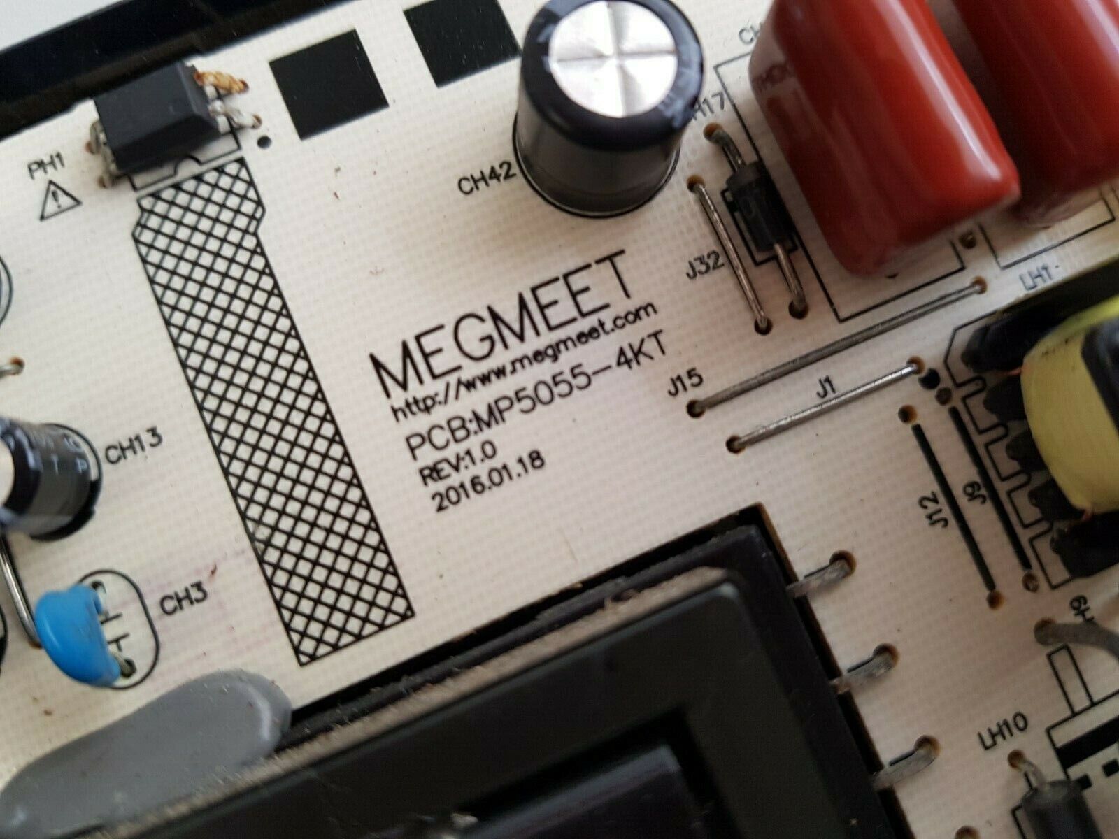 GENUINE BAUHN ATV58UHDC-0517 POWER SUPPLY BOARD MP5055-4KT9