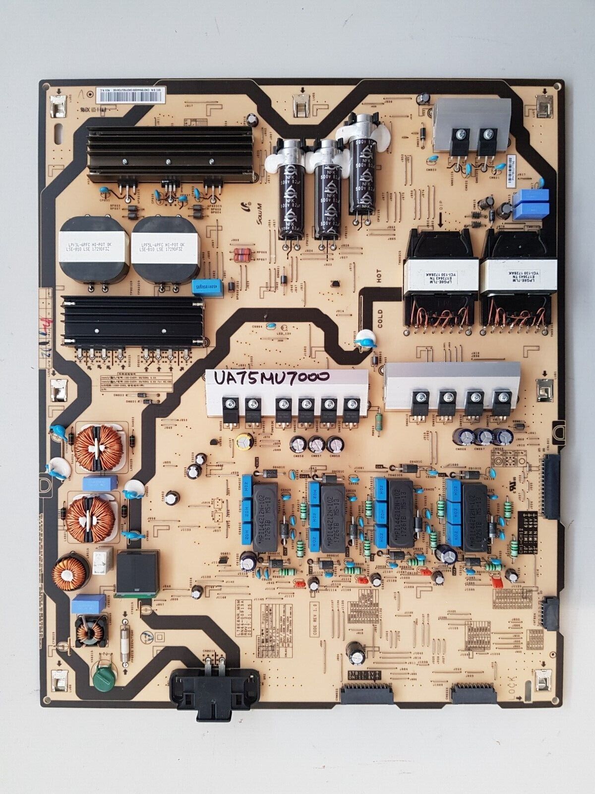 GENUINE SAMSUNG UA75MU7000 UA82MU7000 POWER SUPPLY BOARD L78E8NR_MSM BN44-00913A