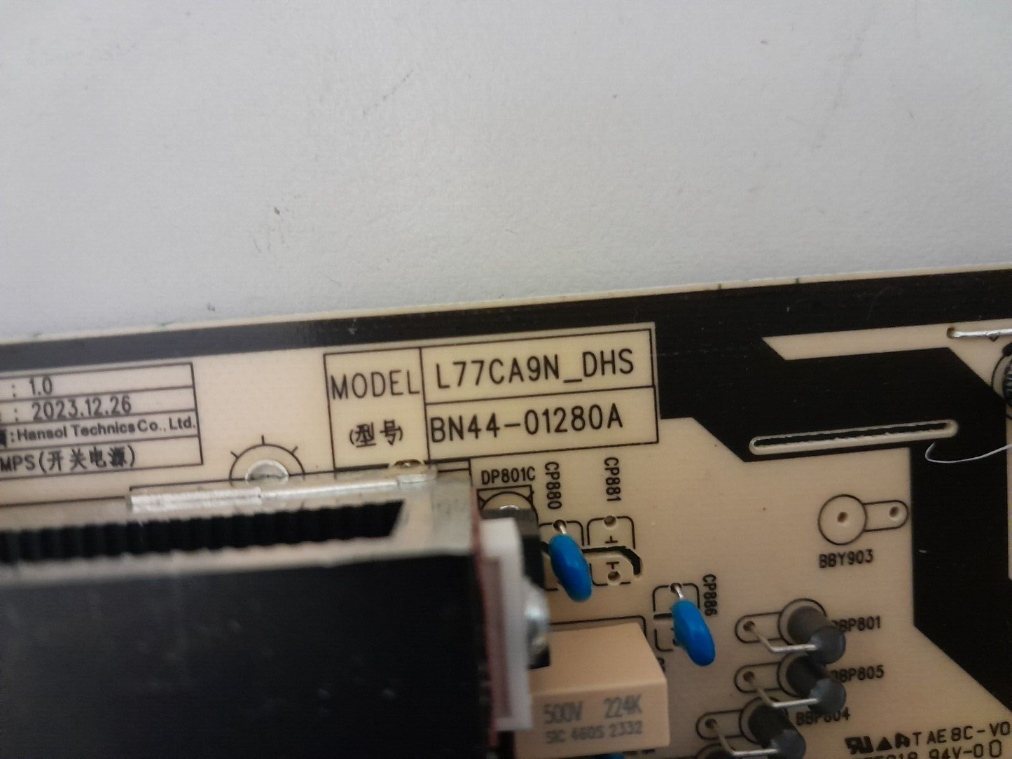GENUINE SAMSUNG OLED QA77S90DAE POWER SUPPLY BOARD BN44-01280A L77CA9N_DHS