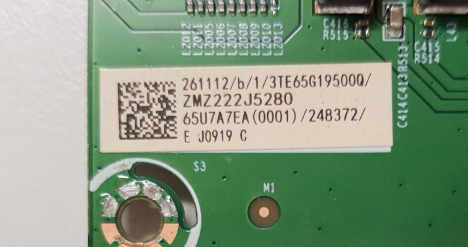 GENUINE HISENSE 65R7 MAIN BOARD RSAG7.820.8776 65U7A7EA