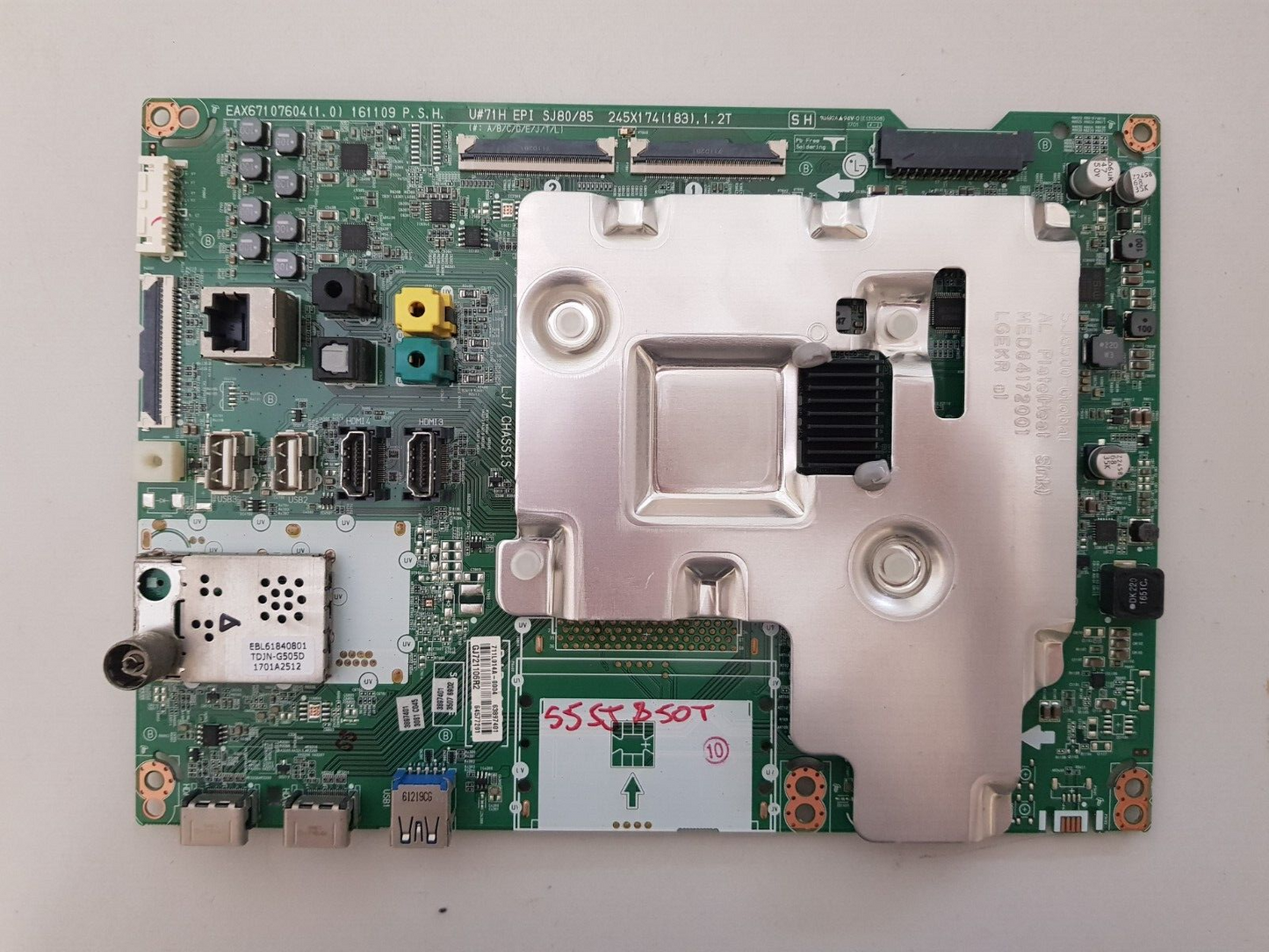 GENUINE LG 55SJ850T MAIN BOARD EAX67107604 (1.0) 63897401 64577201