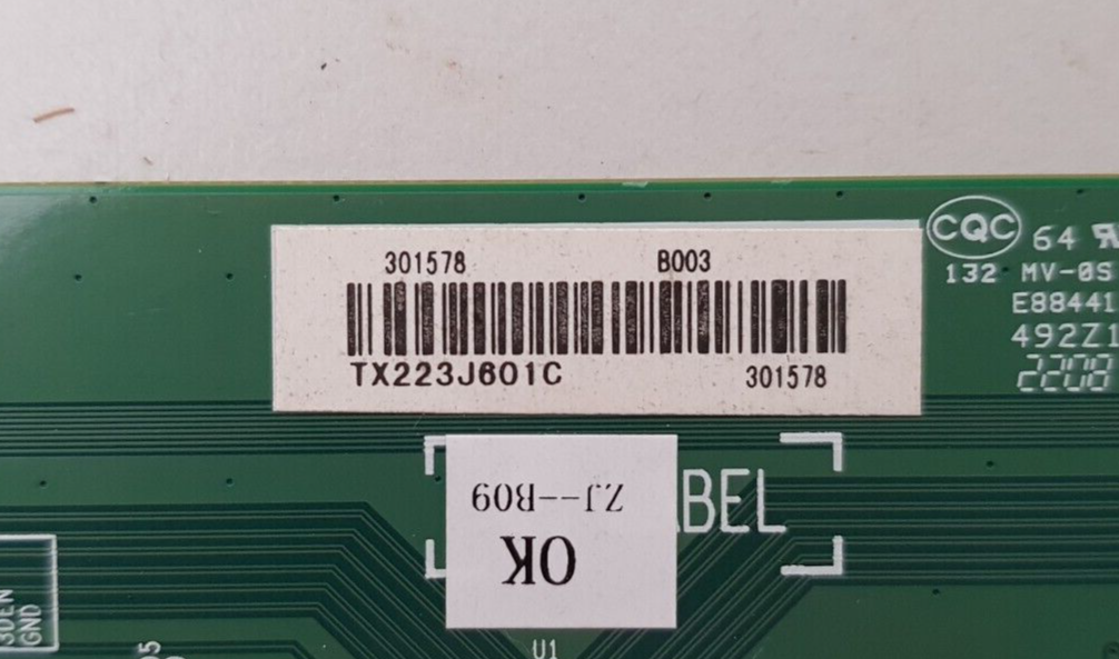 GENUINE HISENSE 65U9G T-CON BOARD RSAG7.820.10598 301578