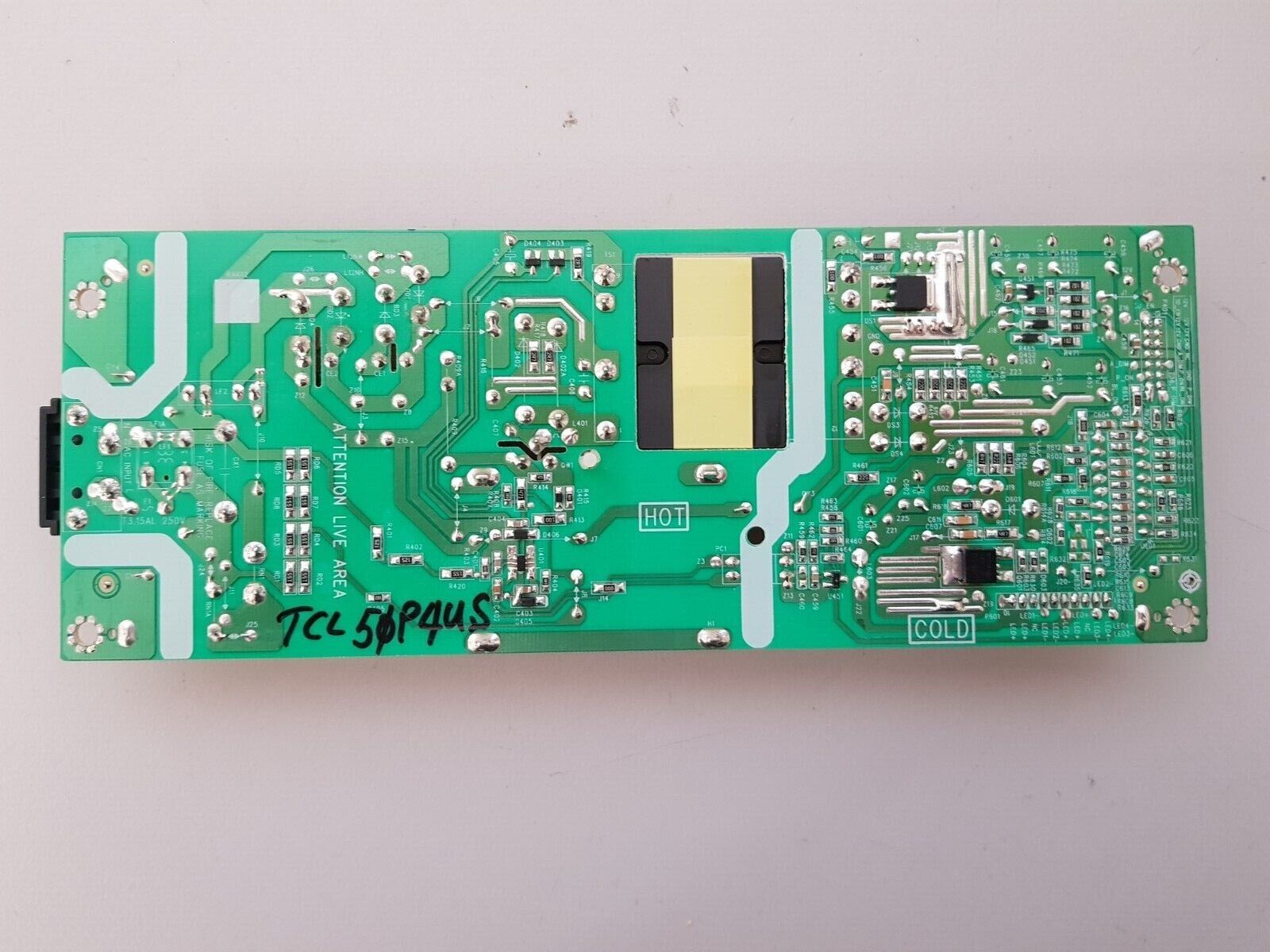 GENUINE TCL 43P8M 50P4US POWER SUPPLY BOARD 08-L12NWA2-PW200AA