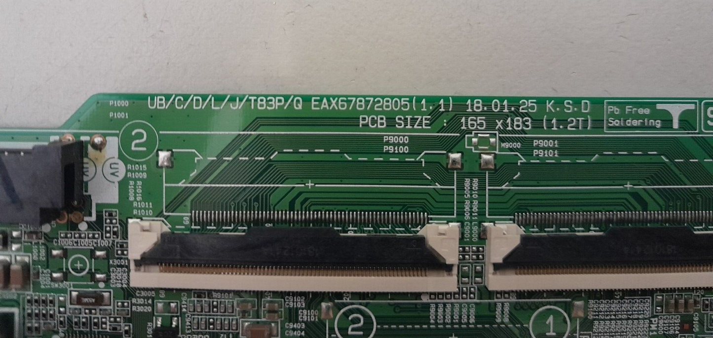GENUINE LG 55UK6340 PTF.AAUTLJD MAIN BOARD 65282602 EAX67872805 1.1