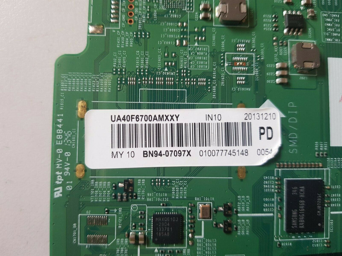 GENUINE SAMSUNG UA40F6700AMXXY (VER UU04) MAIN BOARD BN94-07097X BN41-01958B
