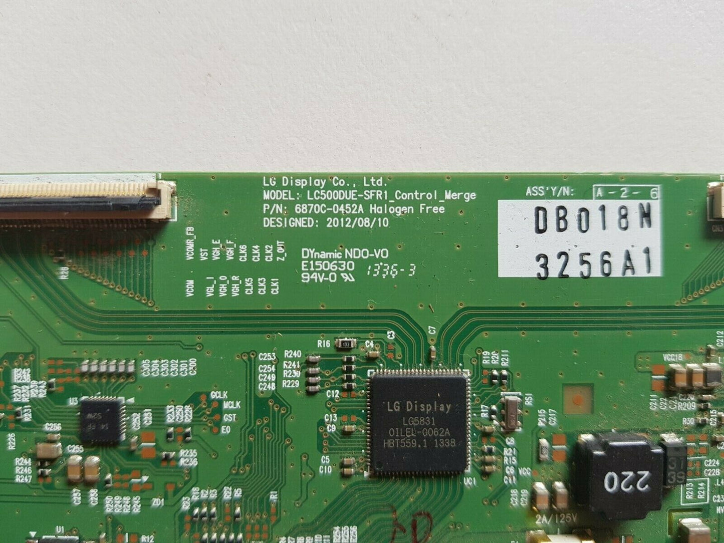 GENUINE LG 50LA6230 T-CON BOARD 6871L-3256A 6870C-0452A EAT61874401
