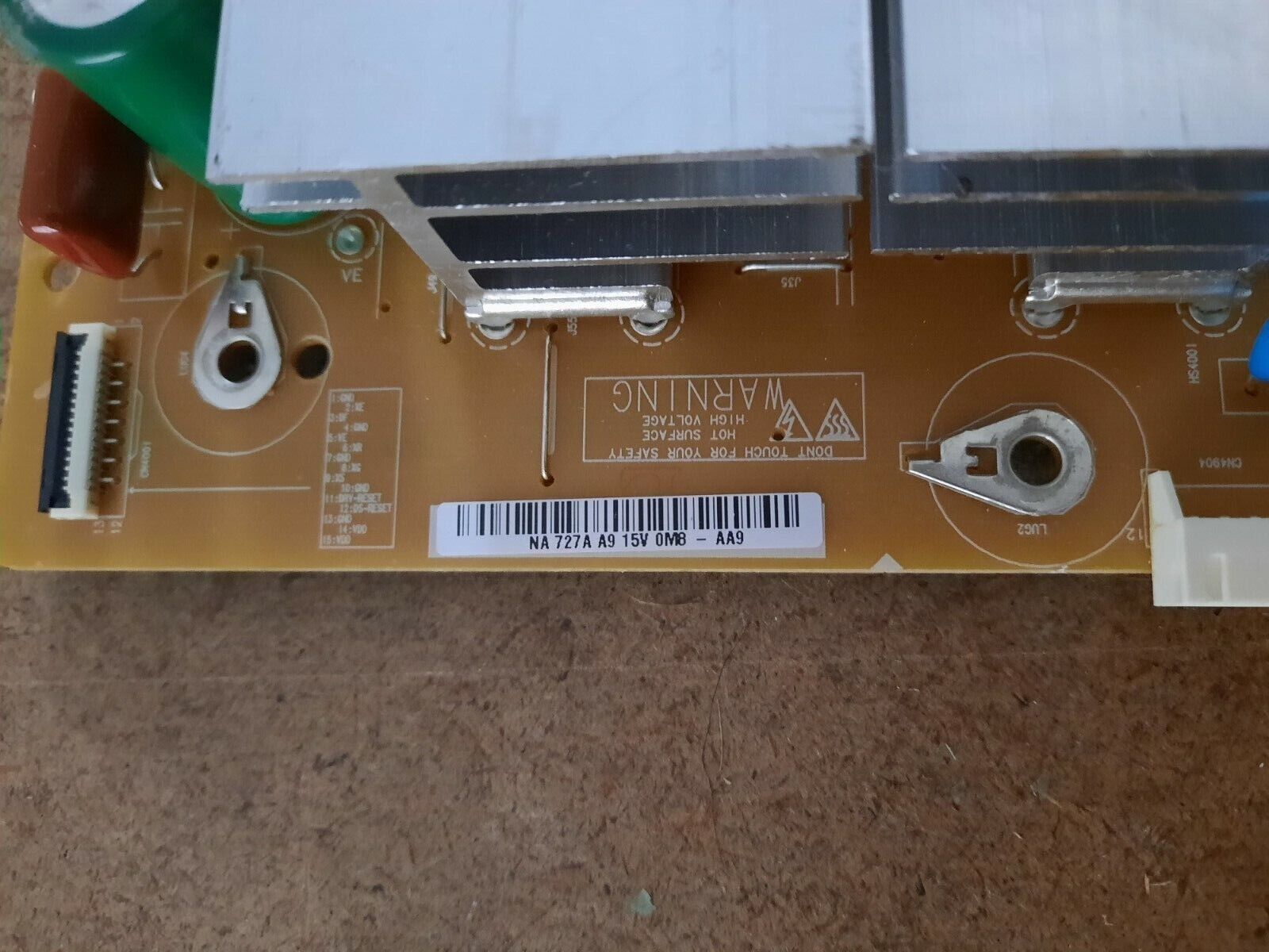 GENUINE SAMSUNG PS50C430 X-Main Board - BN96-12950A LJ41-08457A LJ92-01727A