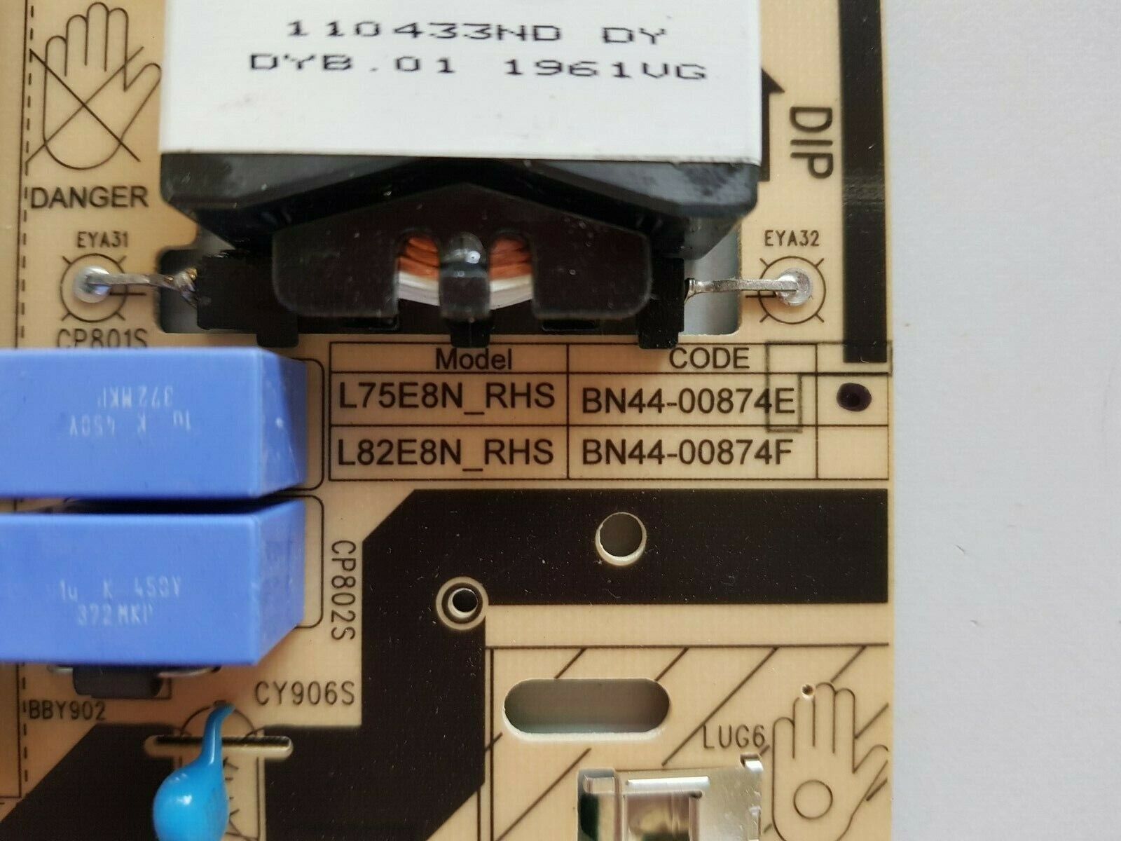 GENUINE SAMSUNG QA75Q60RAW POWER SUPPLY BOARD BN44-00874E L75E8N_RHS