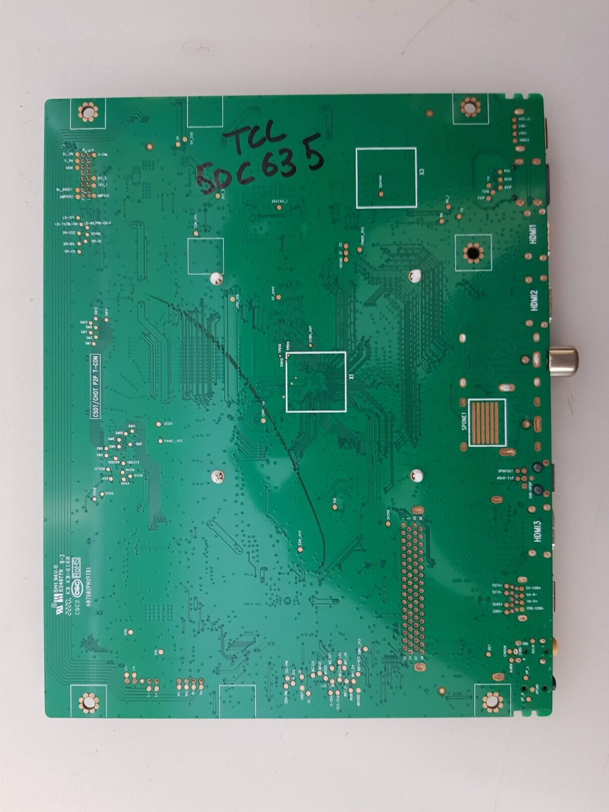 GENUINE TCL 50C635 MAIN BOARD 40-R51MG8-MAB2HG 11602-500514 RT2851 RT2851M
