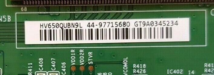 GENUINE SONY KD 65X8000H T CON BOARD HV650QUBN9L 44-97715680