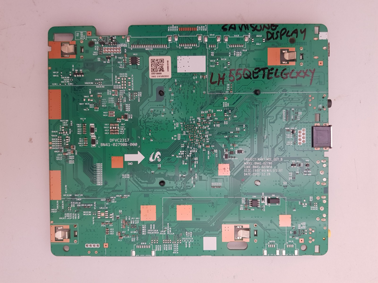 GENUINE SAMSUNG LH55QETELGCXXY DISPLAY UNIT MAIN BOARD BN94-15857N