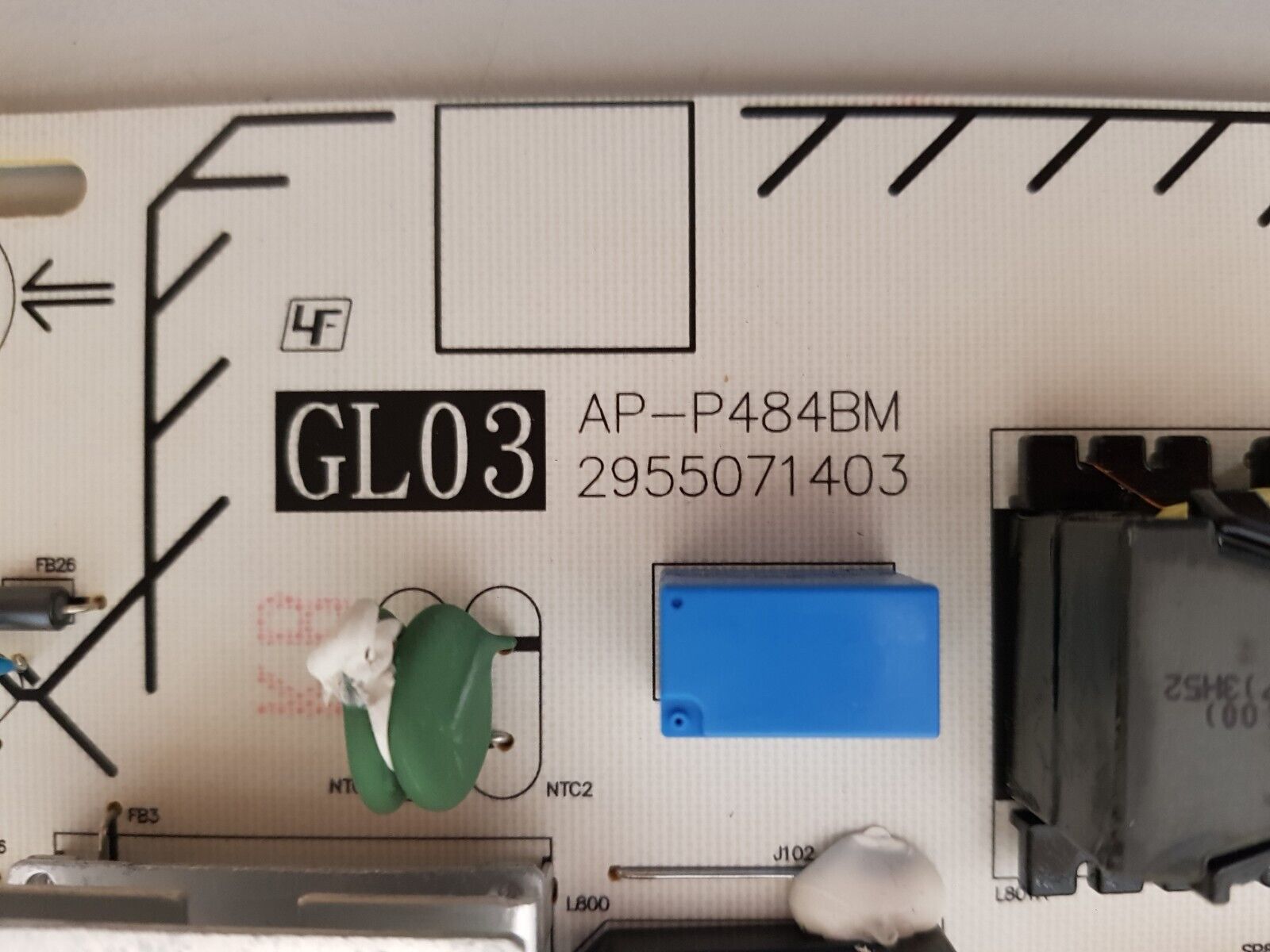 GENUINE SONY KD 85X85J POWER SUPPLY BOARD GL03 AP-P484BM 2955071403