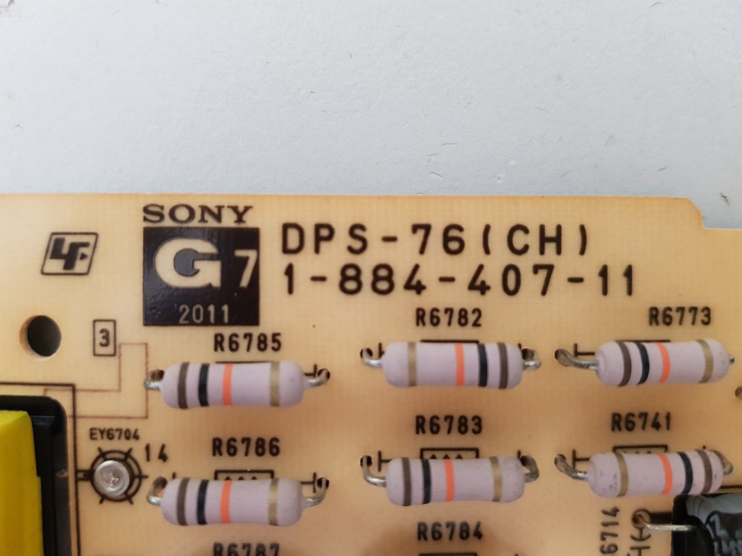 GENUINE SONY KDL 55HX820 POWER SUPPLY BOARD G7 DPS-76 1-884-407-11 147430511
