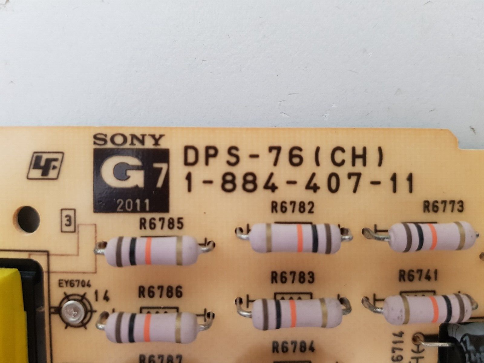 GENUINE SONY KDL 55HX820 POWER SUPPLY BOARD G7 DPS-76 1-884-407-11 147430511