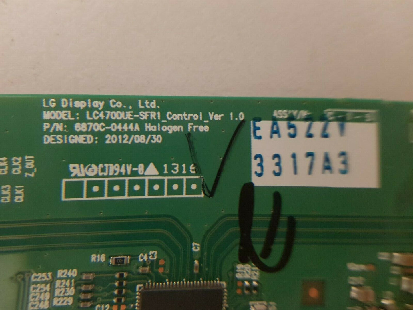 GENUINE KOGAN KALED473DSMTZA TCON BOARD 6870C-0444A 6871L-3317A