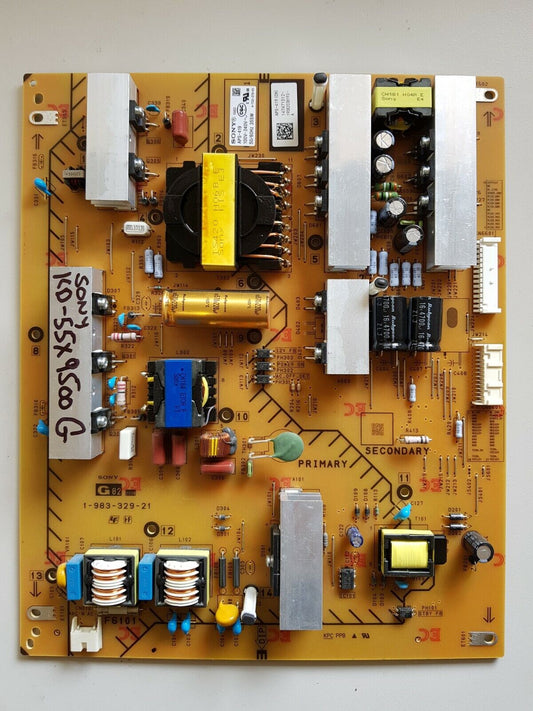 GENUINE SONY KD 55X9500G POWER SUPPLY BOARD G82 APS-419 (CH) 1-983-329-21
