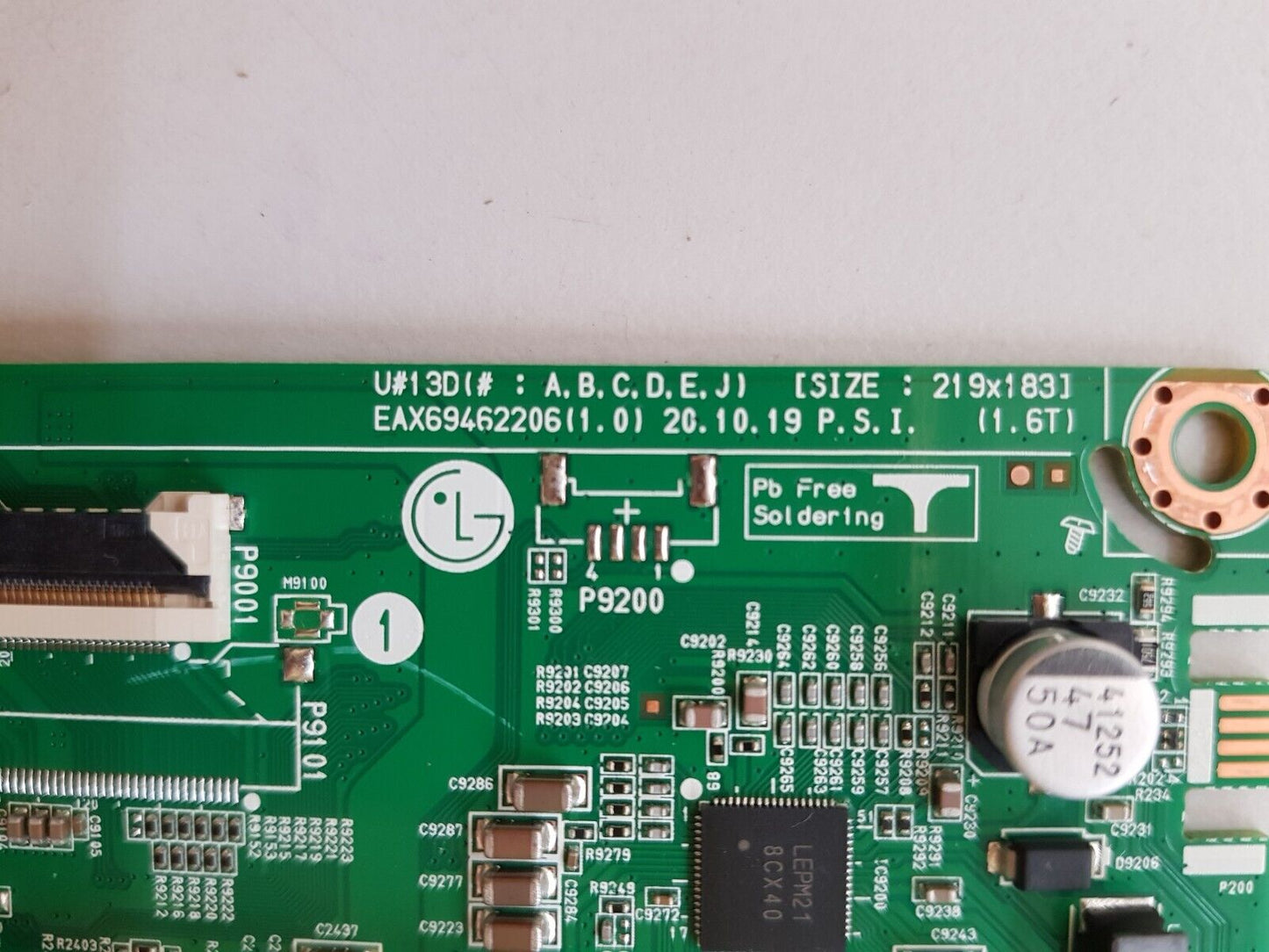 GENUINE LG 43UP8000PTB-AAUFLJD MAIN BOARD EAX69462206 (1.0) 66658102