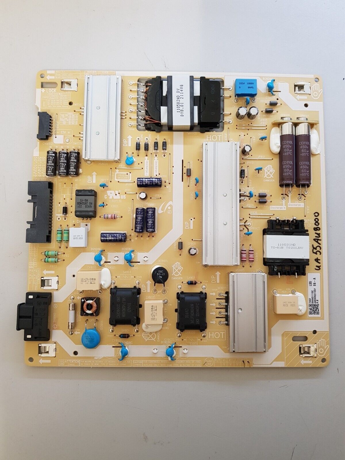 GENUINE SAMSUNG UA55AU8000 POWER SUPPLY BOARD BN44-01110C