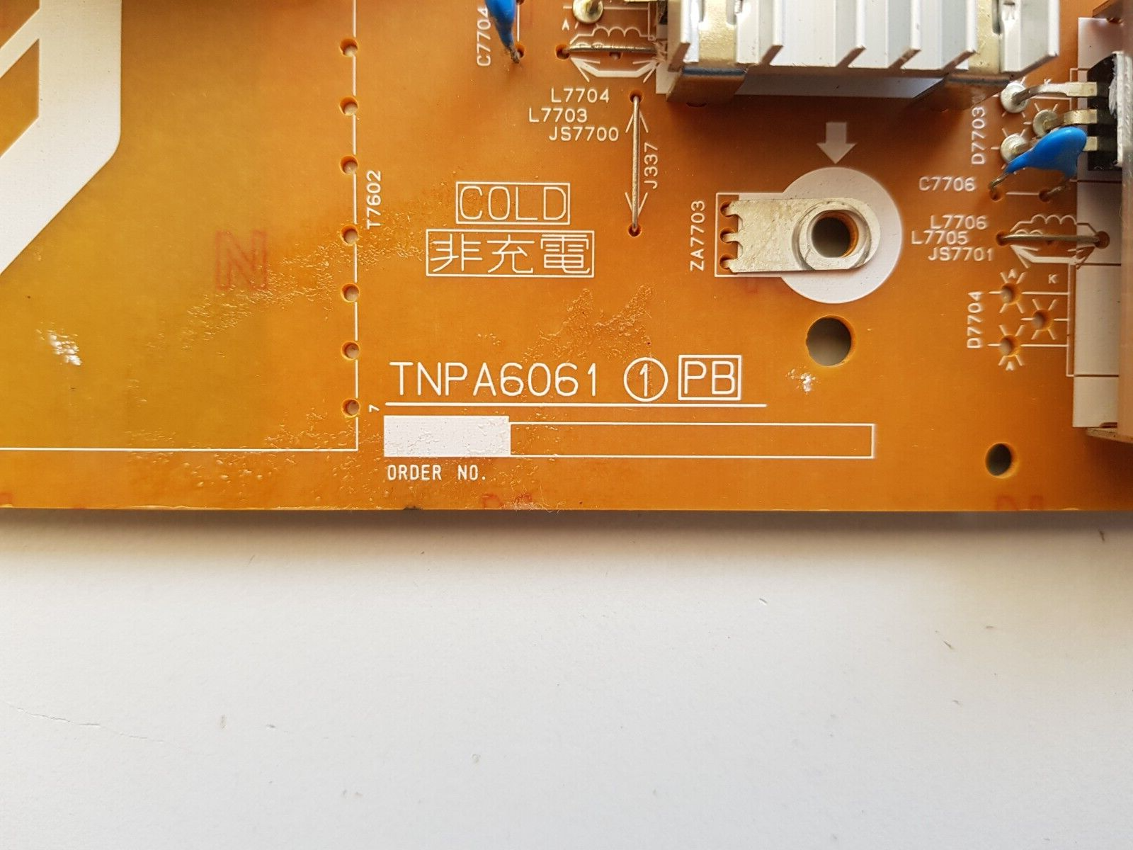 GENUINE PANASONIC TH65CX640A POWER SUPPLY BOARD TNPA6061 SB (1)(PB)