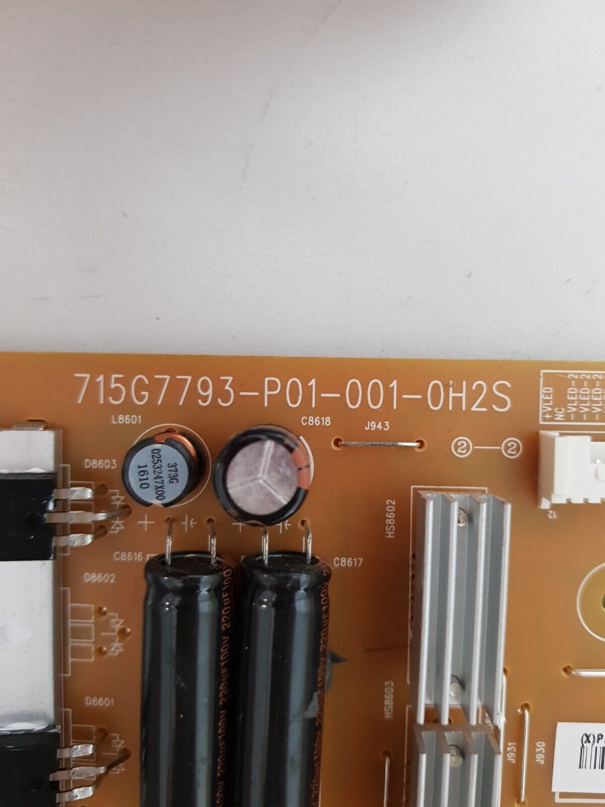 GENUINE SONY KDL 55W650D POWER SUPPLY BOARD 715G7793-P01-001-0H2S