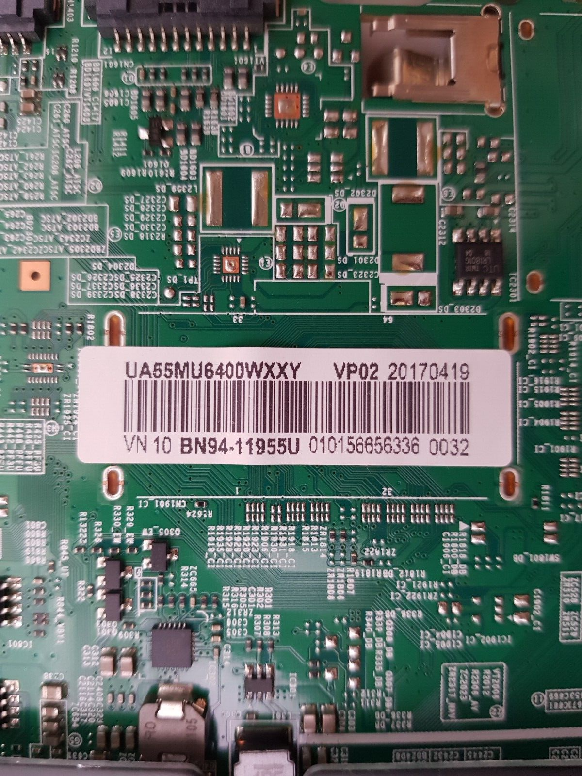 GENUINE SAMSUNG UA55MU6400 WXXY (VER FA02) MAIN BOARD BN94-11955U