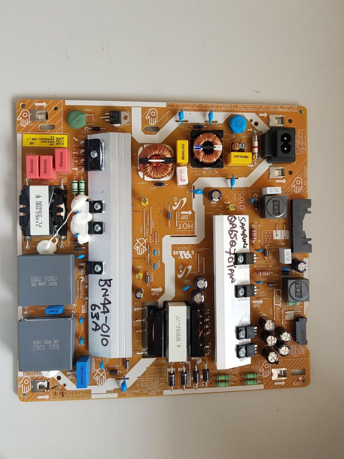 GENUINE SAMSUNG QA65Q70TAW POWER SUPPLY BOARD BN44-01063A L65E8N_THS