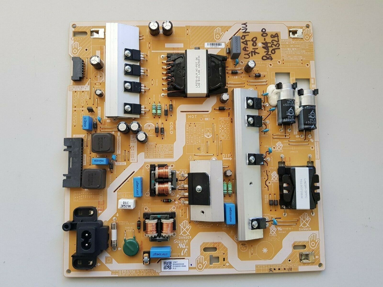 GENUINE SAMSUNG UA49NU7100 UA55NU7100 POWER SUPPLY BOARD BN44-00932B PSLF171301A