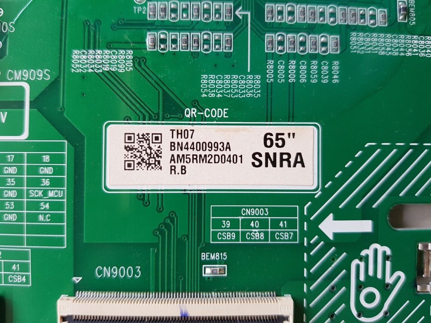 GENUINE SAMSUNG 8K QA65Q900RB POWER SUPPLY BOARD BN44-00993A L65S9SNRA_RHS