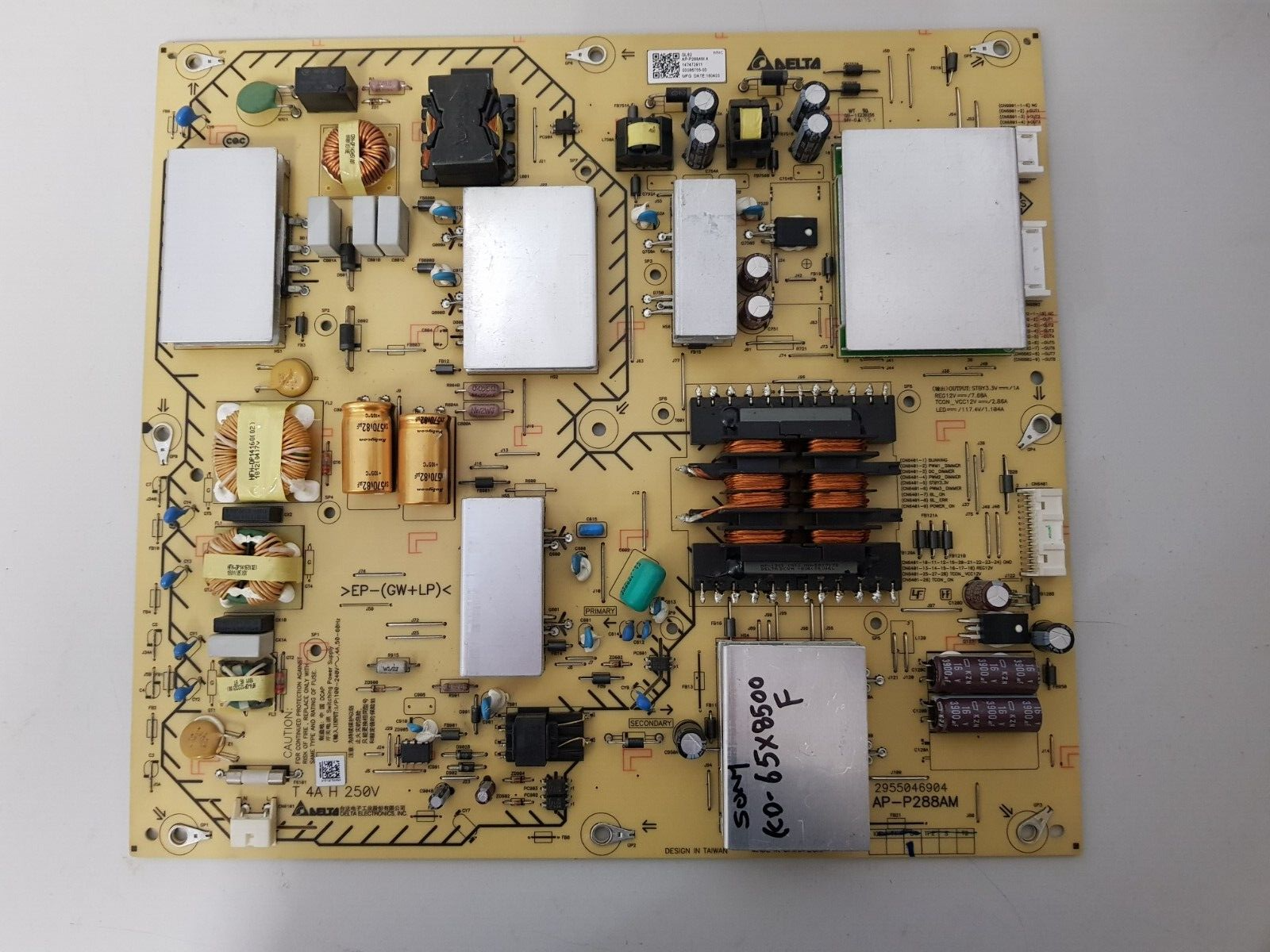 GENUINE SONY KD- 65X8500F POWER SUPPLY BOARD AP-P288AM GL82